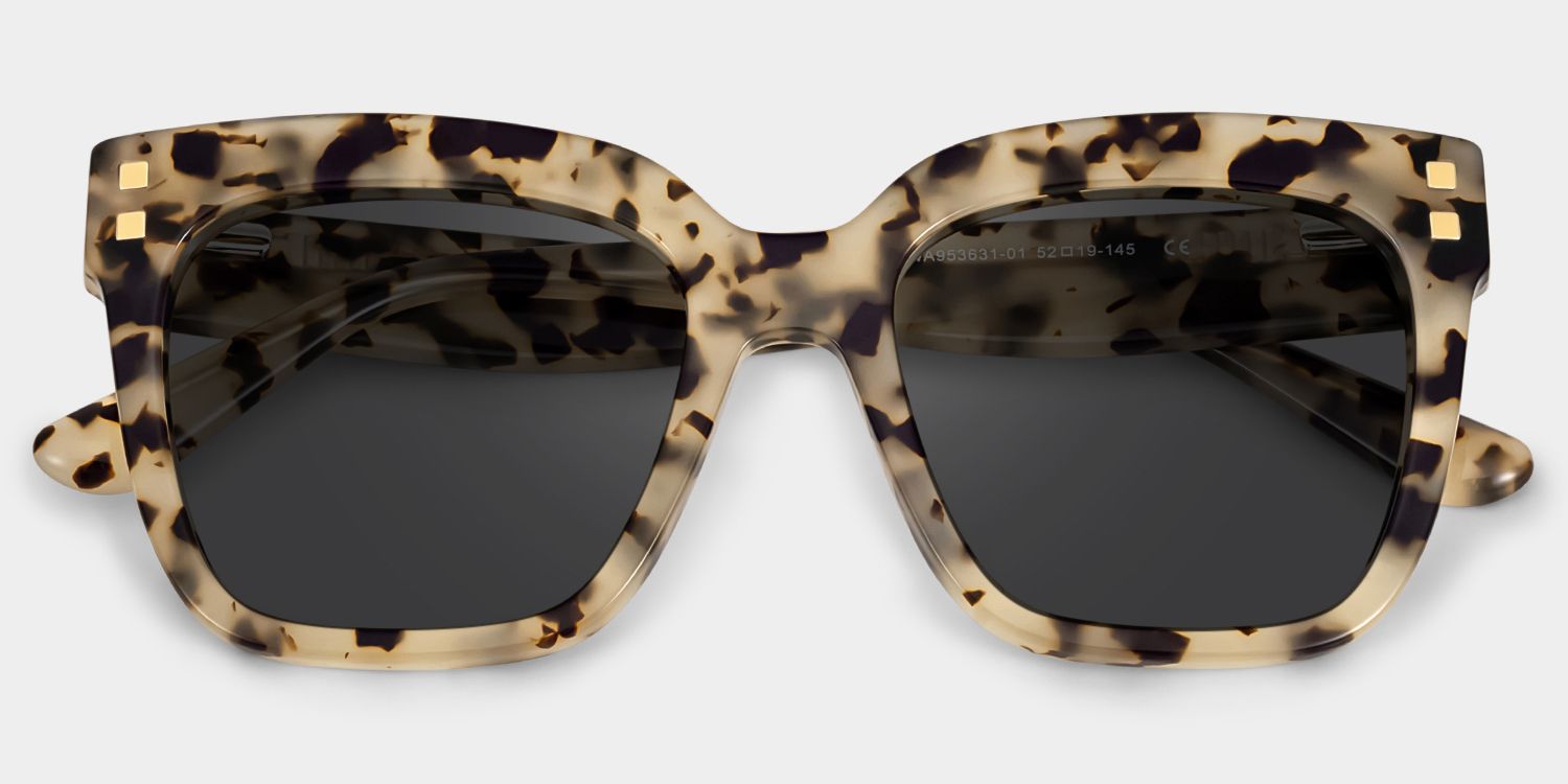 Minguela Carré Marron-Tortue Acétate Lunettes1