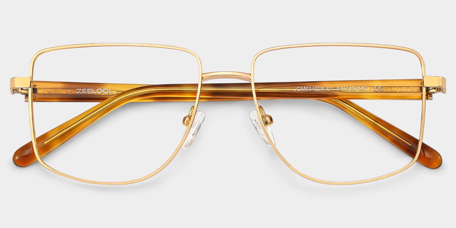 Felicity Géométrique Or Lunettes2