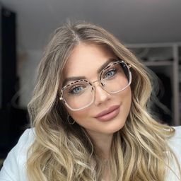 Werdau Tortue Carré lunettes9