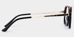 Beatrice Rectangulaire Bicolore Lunettes5