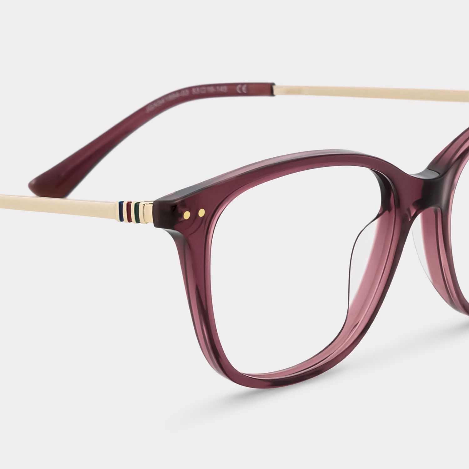 Finch Rouge Rectangle Lunettes4
