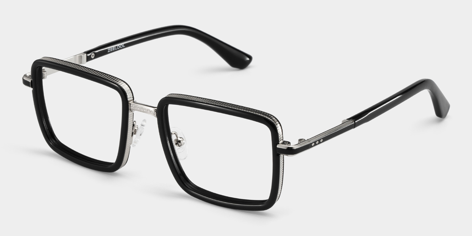 Hunter Carré Noir Lunettes2