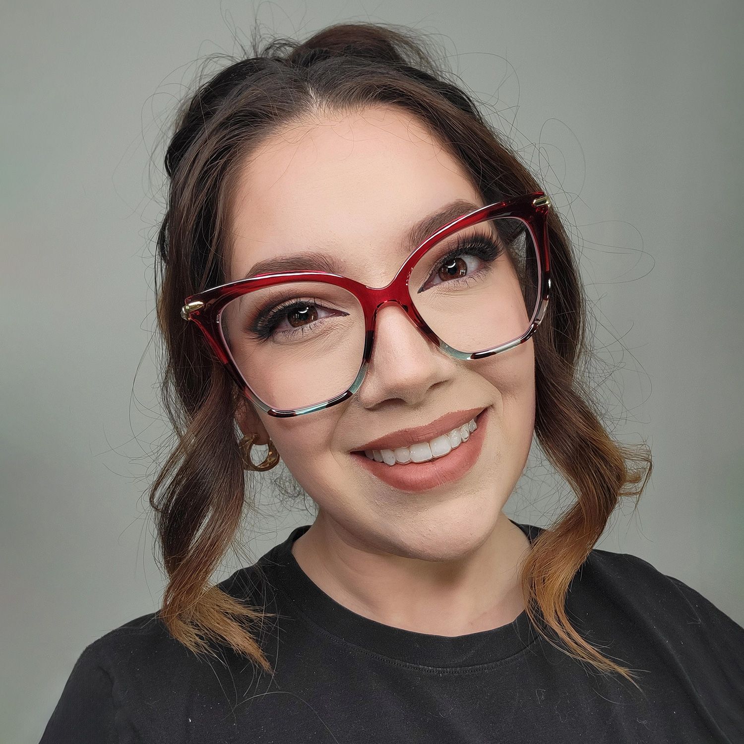 Lamar Lunettes Papillon Rouges6