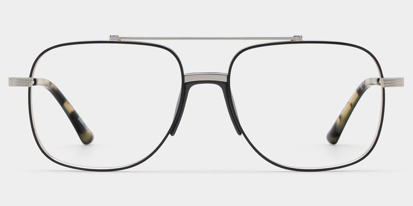 Poppy Noir Aviateur lunettes