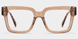 Caius Beige Carré lunettes1