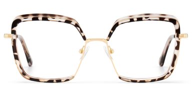 Lunettes carrées Cordaro écaille transparente