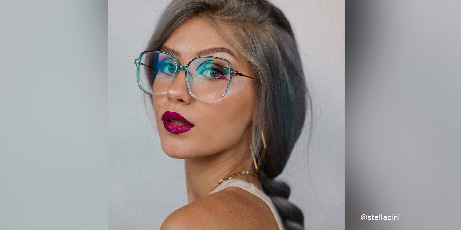 Payton Vert Géométrique Lunettes7