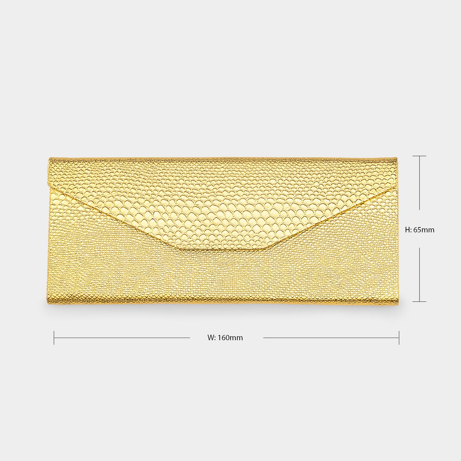 Étui à Lunettes Doré Portable1