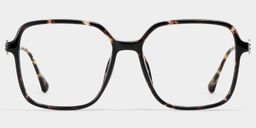 Lunettes carrées tortue Ann0