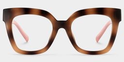 Malcolm Ambre brûlé Carré lunettes0