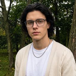Brendan Gris Géométrique lunettes5