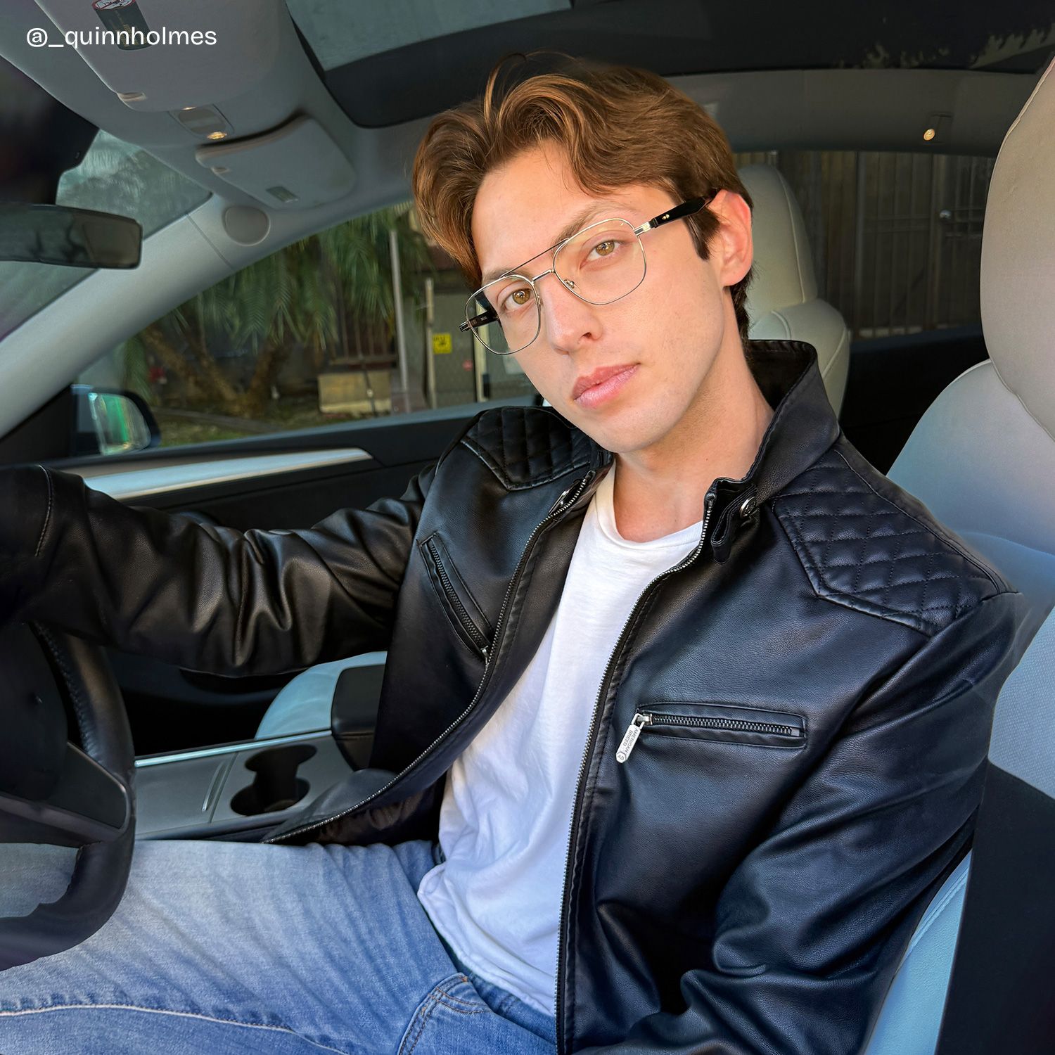 Anderson Lunettes aviateur dorées6