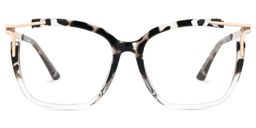 Nuriama Noir Tortue Cat-eye lunettes1