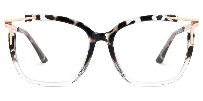 Nuriama Noir Tortue Cat-eye lunettes