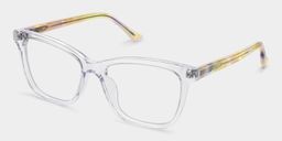 Papillon Acétate Transparent Lunettes4