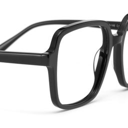 Ember Carré Noir Lunettes4