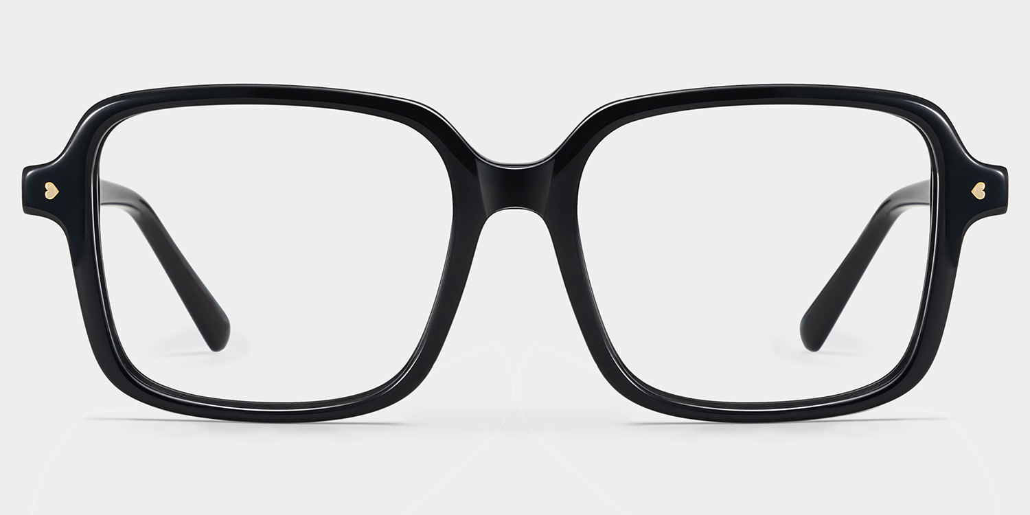 Talia Carré Noir Lunettes