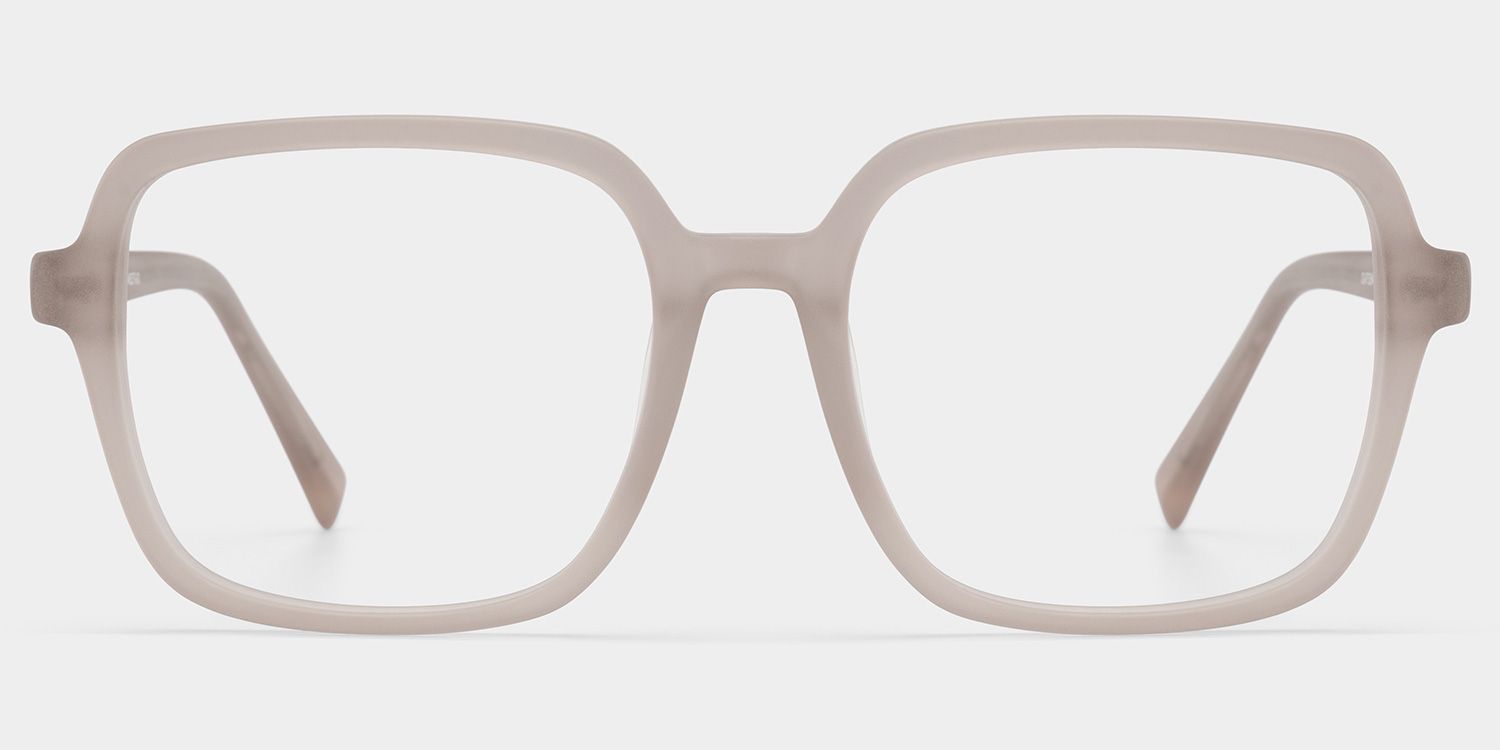 Kenneth Lunettes carrées en acétate kaki1