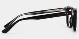 Lunettes carrées noires4