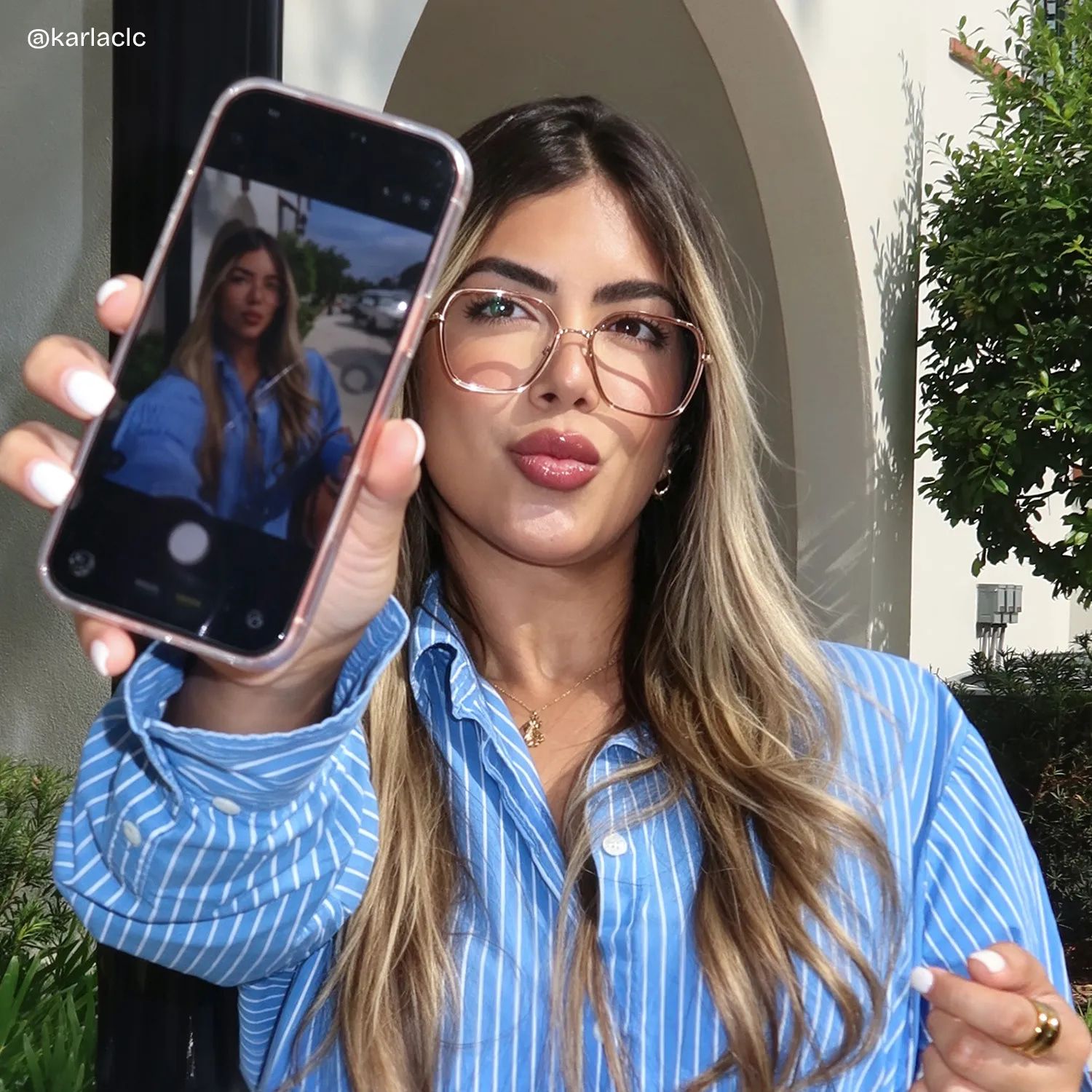 Lunettes Sophie géométriques roses à monture mixte pour femmes | ZEELOOL6