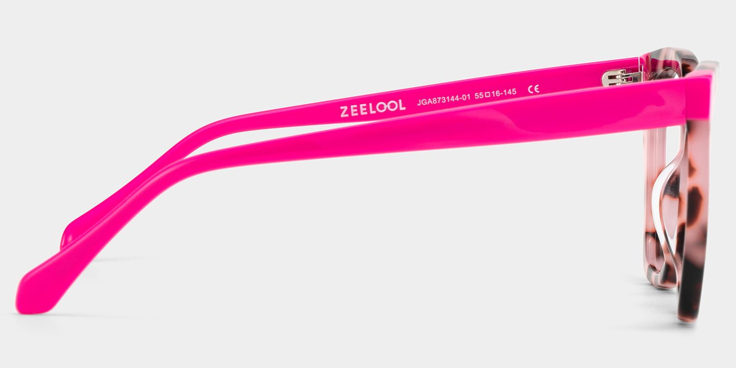 Kira Papillon Rose Tortue Lunettes6