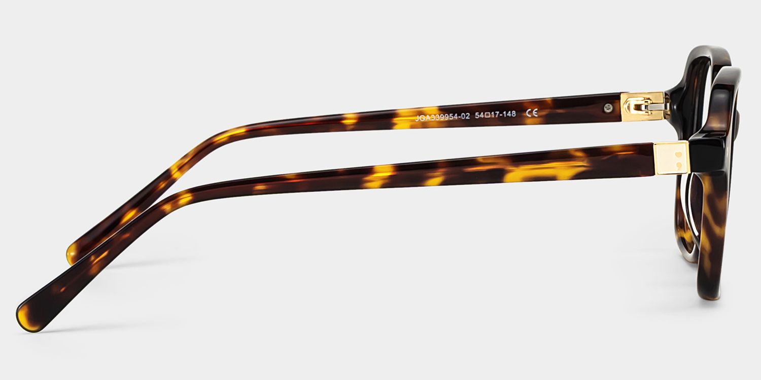 Talia Carré Tortue Lunettes8