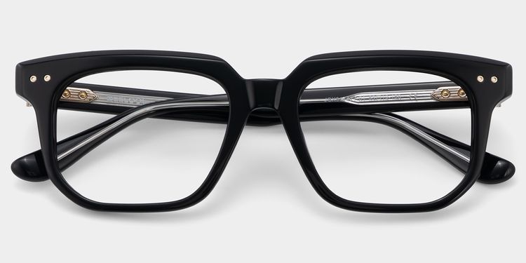 Lunettes carrées noires