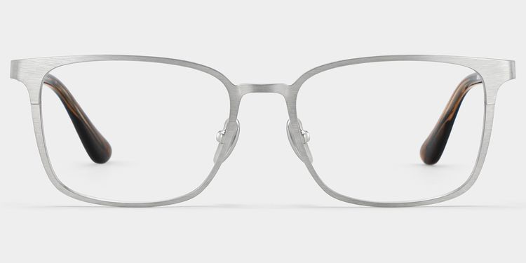 Lunettes rectangulaires argentées