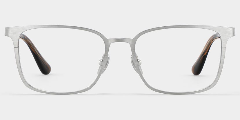 Lunettes rectangulaires argentées