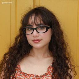 Catherine Noir Ovale lunettes6