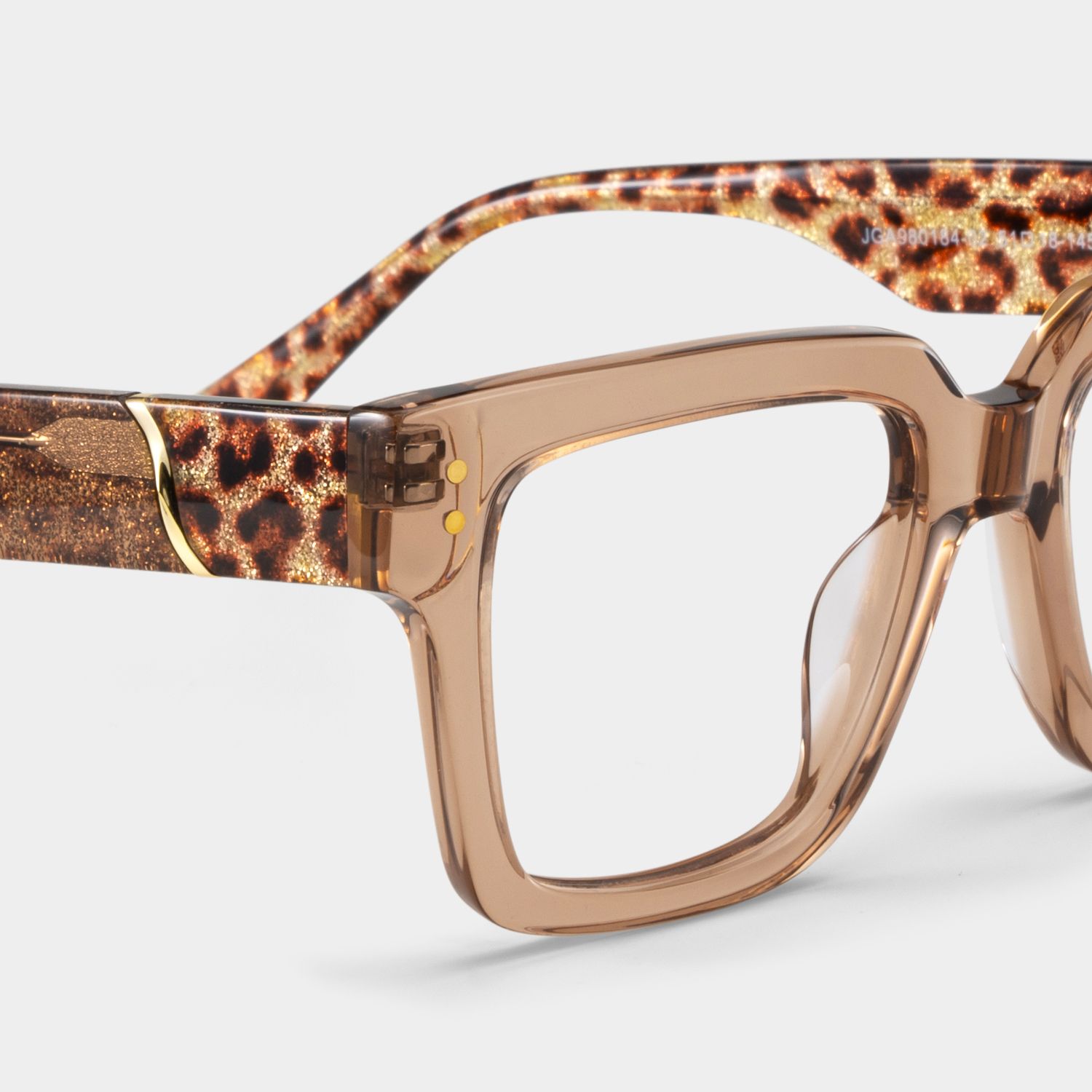 Caius Carré Beige Lunettes5