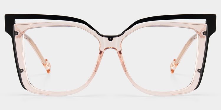 Carrées Beige Lunettes