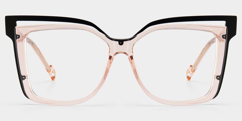 Carrées Beige Lunettes