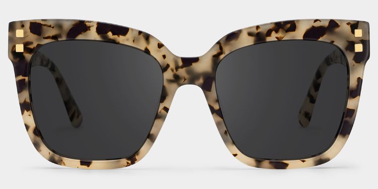 Carré Marron-Tortue Acétate Lunettes