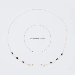 Chaînes Pour Lunettes En Or Perle Élégantes2