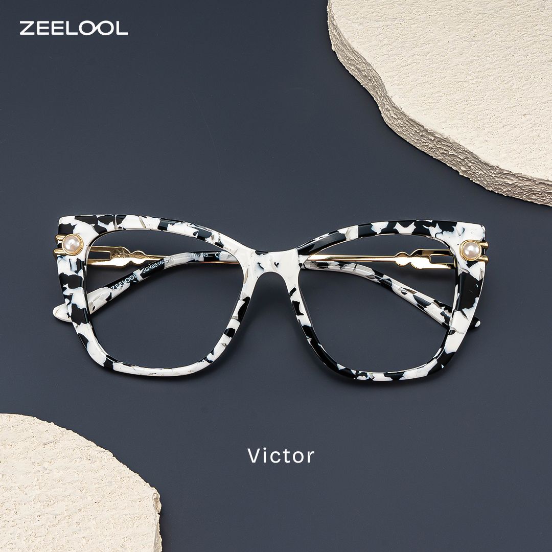 Victor Marbre Cateye Lunettes0