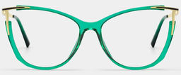 Cat Eye Vert Lunettes0