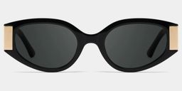 Lunettes solaires carrées noires Rodz0