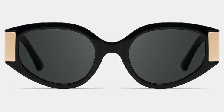 Lunettes solaires carrées noires Rodz