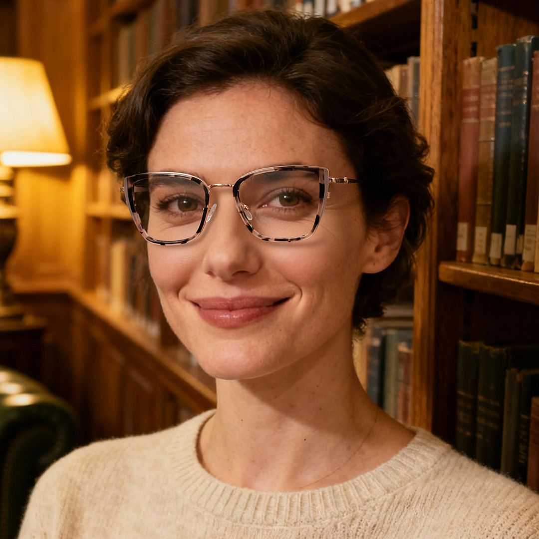 Juniper Rectangulaire Tortue Lunettes6
