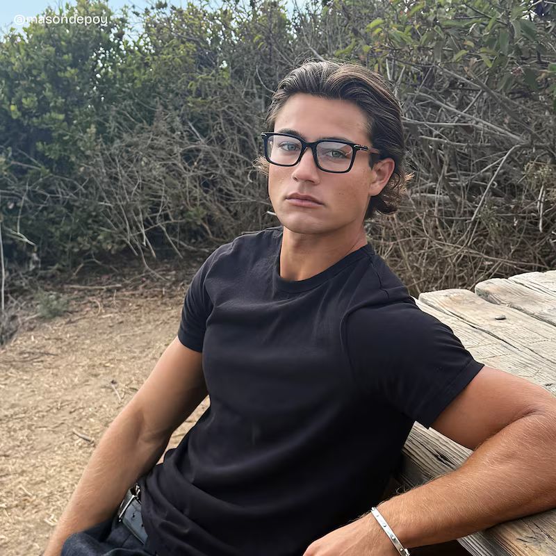 Noah Rectangulaire Noir Lunettes5