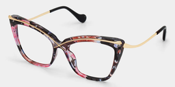 Papillons Floral Lunettes3