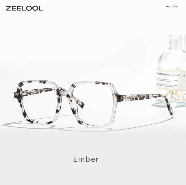 Ember Tortue Carré Lunettes5