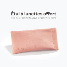 Lunettes rectangulaires Juliana écaille rose4
