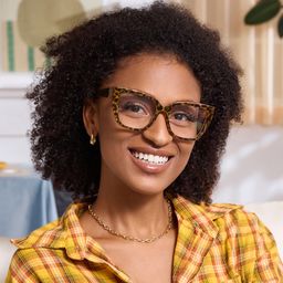 Tamarrah Léopard Cat-eye lunettes0