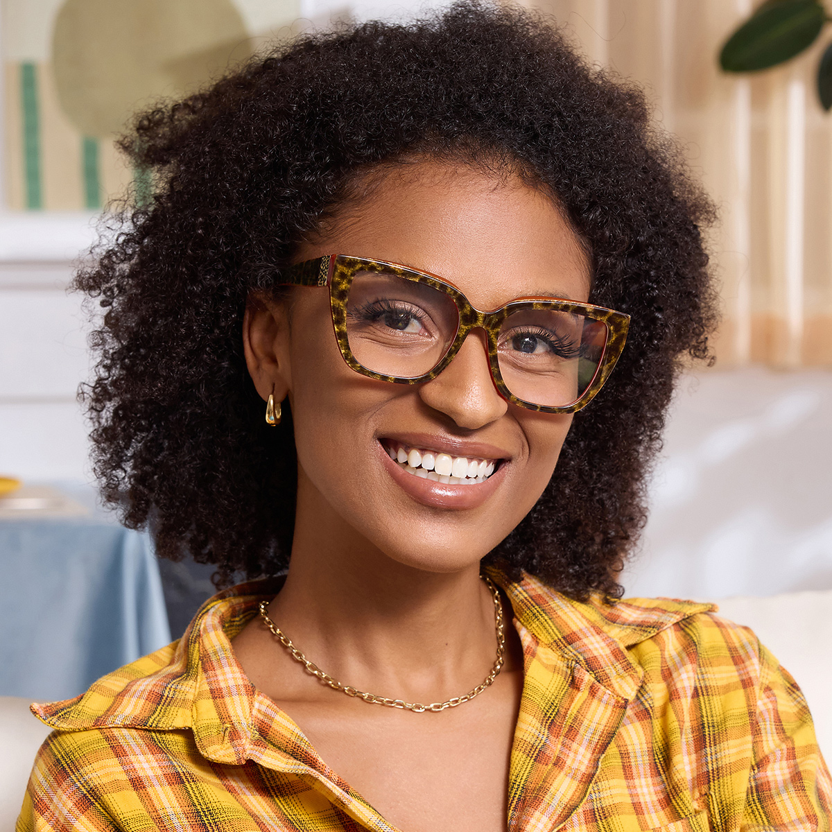 Tamarrah Cateye Léopard Lunettes0
