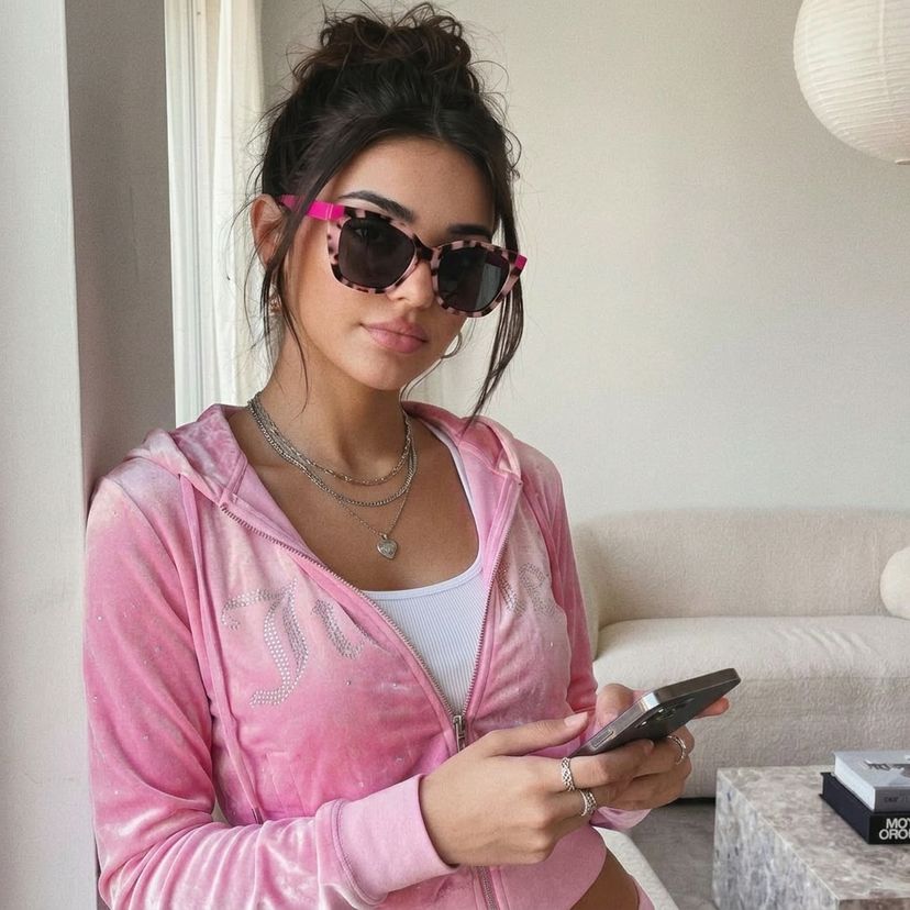 Kira Rose Tortue Papillon lunettes de soleil