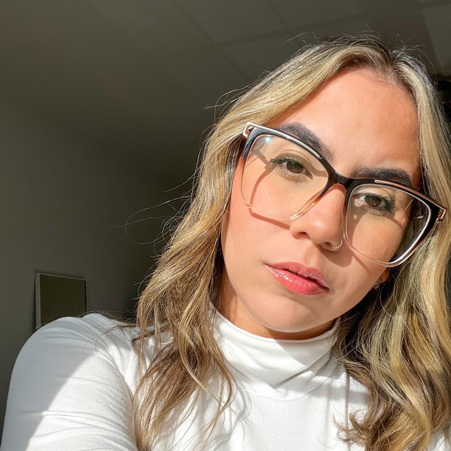 Krystle Noir-Marron Carré Lunettes4