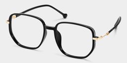 Joana Noir Géométrique lunettes3