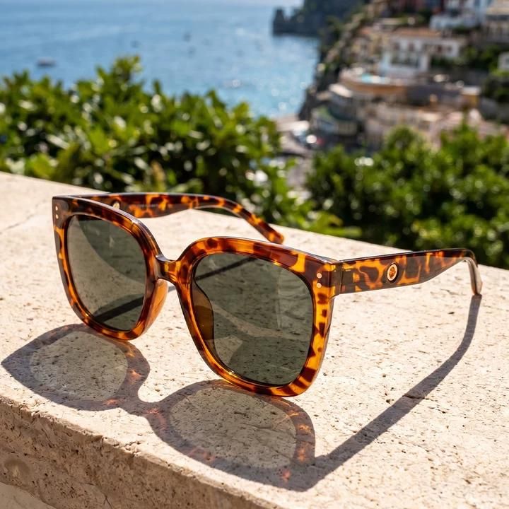 Ebony Carré Tortue Solaire
